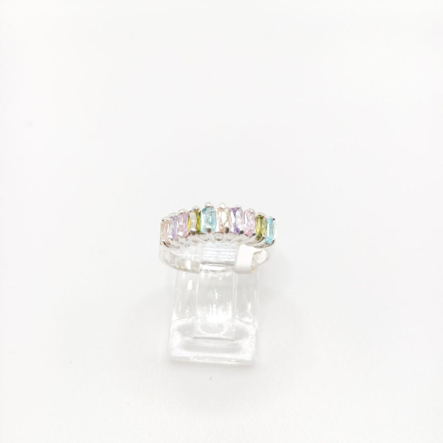 Anillo Media Churumbela Baguettes Arcoíris